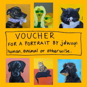 jdwoof, miss wood for the trees, portrait voucher commission