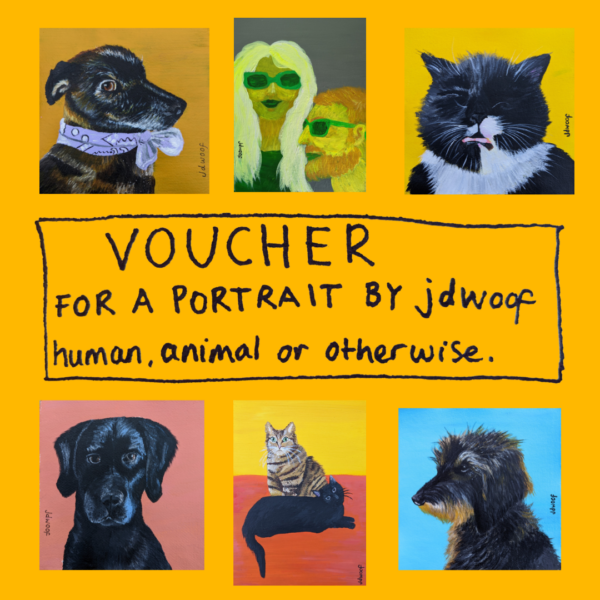 jdwoof, miss wood for the trees, portrait voucher commission