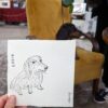 jdwoof drawing dog illustration portrait