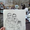 jdwoof drawing people dog illustration portrait